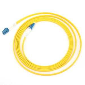 LC to LC Duplex Single-Mode Fiber Patch Cord 3M